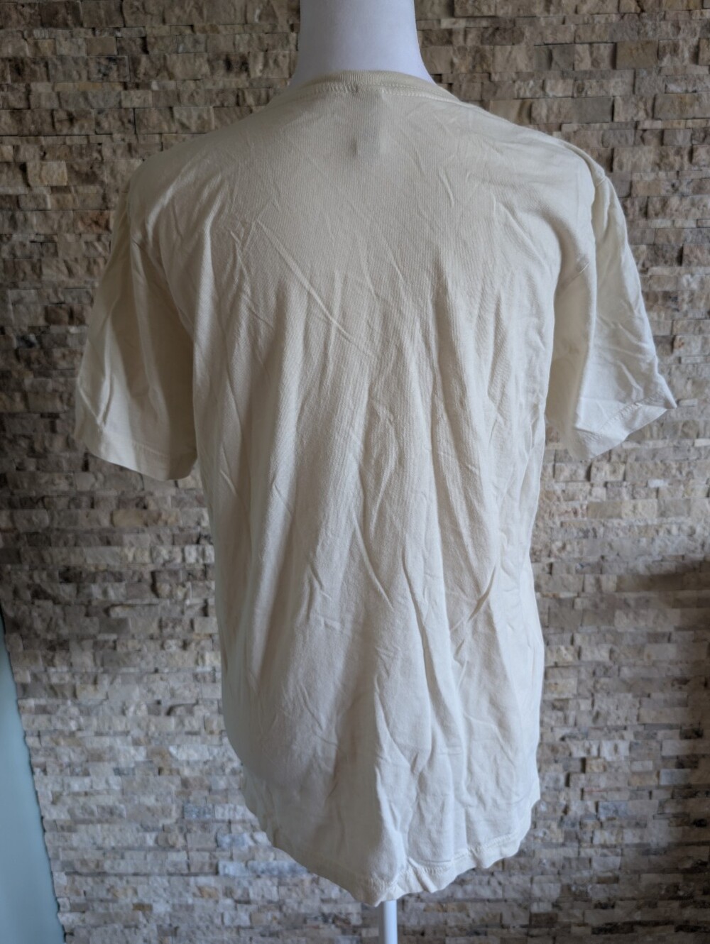 Macklemore T Shirt Band Tee Cream Neutral Retro Logo Print Cotton Mens Sz Med image 3
